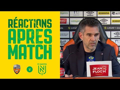 FC Lorient - FC Nantes : la réaction de Jocelyn Gourvennec