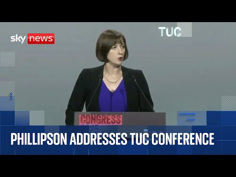Bridget Phillipson gives speech at TUC Congress