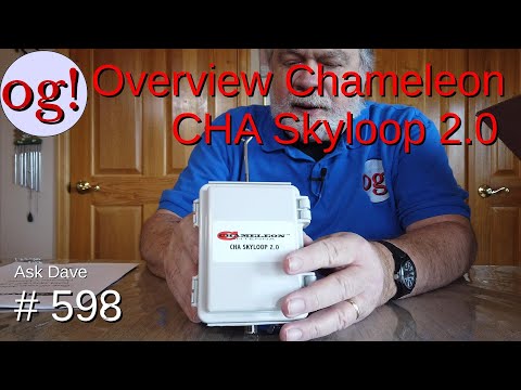 Overview of Chameleon CHA Skyloop 2.0 Antenna (#598)