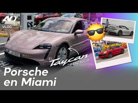 Manejamos el Taycan más económico que puedes comprar en Miami | Vlog
