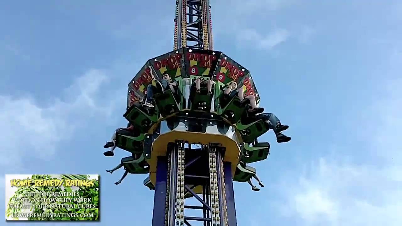 Scary Carnival Ride That Drops You Over 3 Stories - YouTube