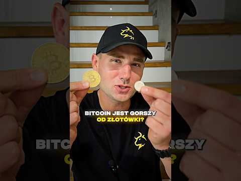 Bitcoin jest GORSZY od ZŁOTÓWKI? 🪙 #kryptowminute #kryptowaluty