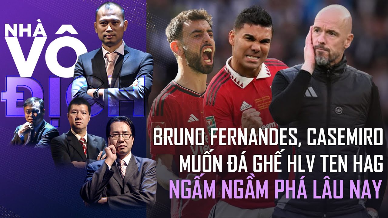 Các cầu thủ Manchester United muốn đá ghế HLV Ten Hag, lâu nay vẫn ngấm ngầm phá rồi | Nhà vô địch