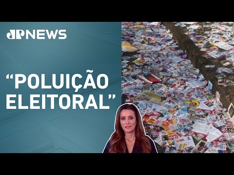 São Paulo recolhe 142 toneladas de santinhos após primeiro turno; Patrícia Costa analisa