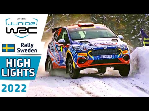 WRC Rally HIghlights : Rally Sweden 2022 : Junior WRC Day 1