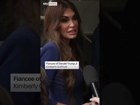 Donald Trump 'doing well' says son's fiancee