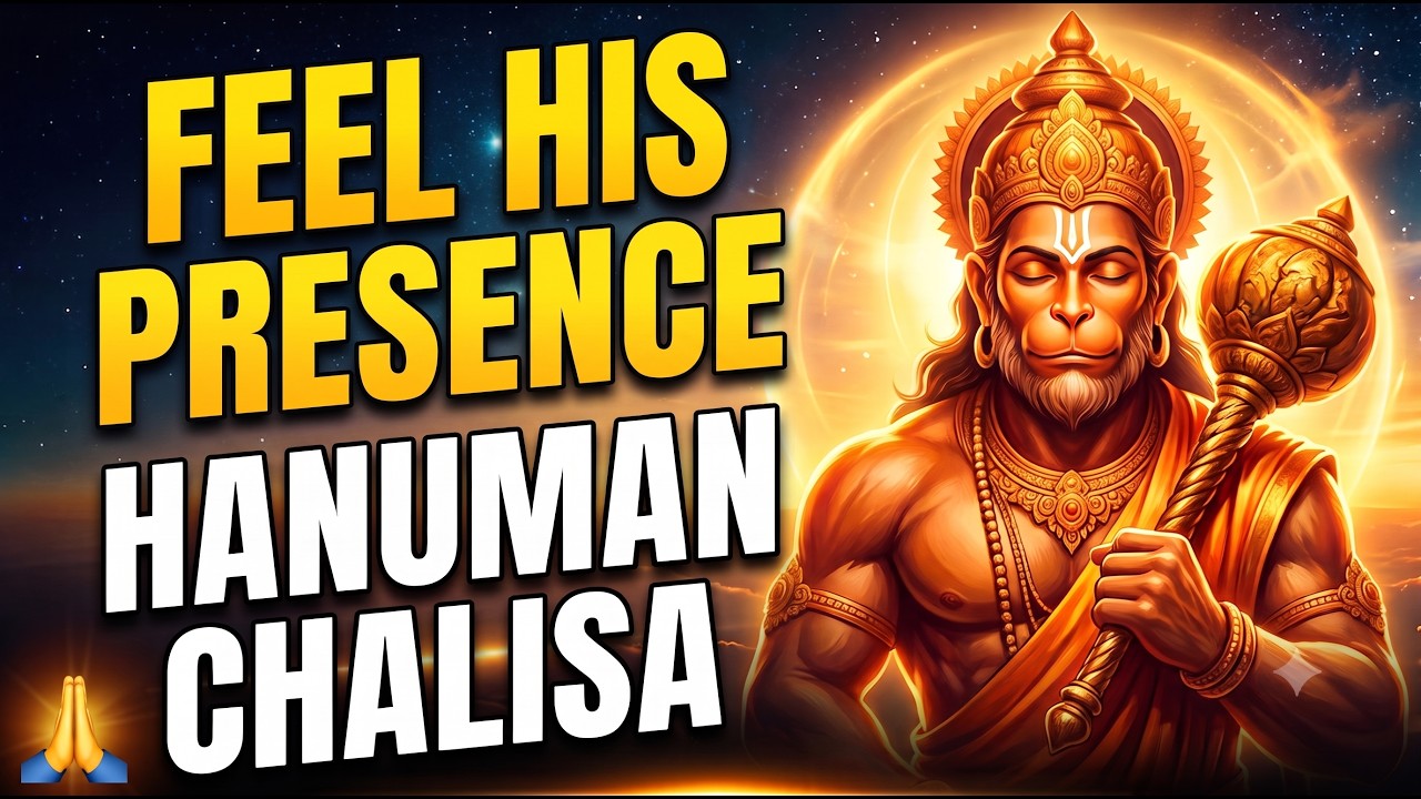 HANUMAN CHALISA : 6 MIN : THE MOST POWERFUL YOU WILL EVER HEAR: CLEAR ALL NEGATIVE ENERGY INSTANTLY