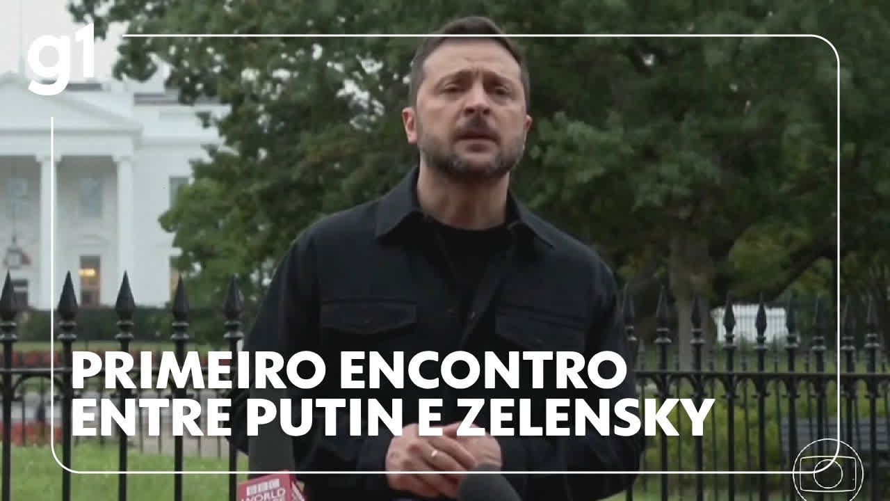 Trump anuncia 1º encontro de Zelensky e Putin em três anos e meio de guerra