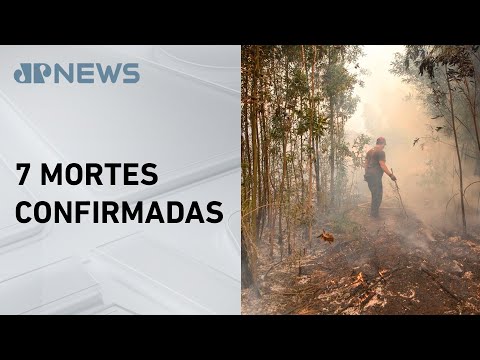 Mais de 40 incêndios florestais continuam ativos em Portugal