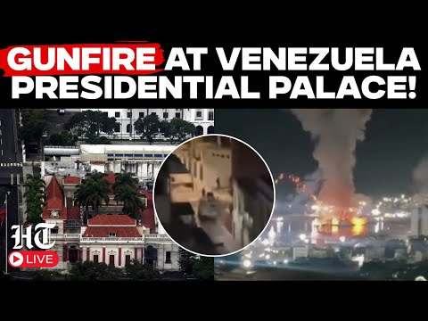 LIVE: Heavy Gunfire Erupts Near Venezuela’s Presidential Palace Amid Reports of Chaos in Caracas