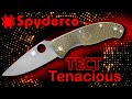 Нож складной Tenacious, 8,6 см, SPYDERCO, США видео продукта