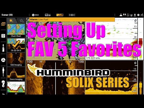 Tips 'N Tricks 235: Humminbird SOLIX Fab 5 Favorites & How to Set-Up