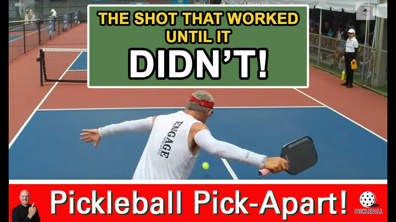 Pickleball! The Risk Of Overreliance On One Shot!