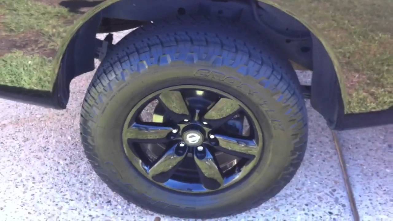 Nissan titan black stock wheels #2