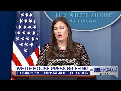 White House press briefing amid Puerto Rico crisis, tax reform debate