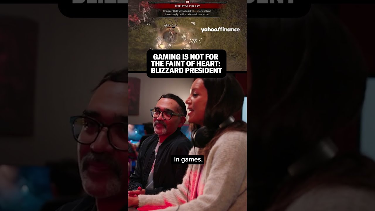 Blizzard President: Gaming is not for the faint of heart. 🎮