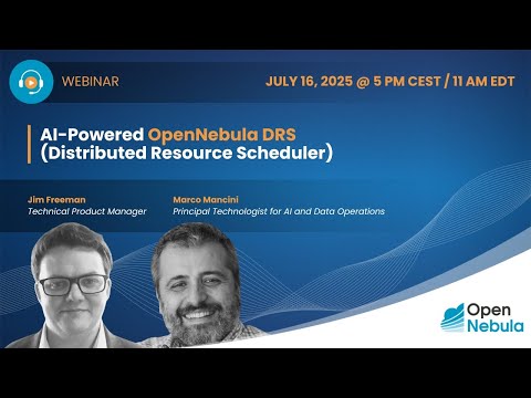 AI-Powered OpenNebula DRS (Distributed Resource Scheduler)