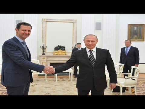 فيديو .. بوتين يلتقي الأسد في ...