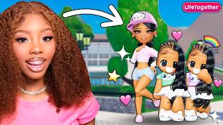I Became A MOM And Adopted TWIN SISTERS | Roblox Life Together Rp Snap