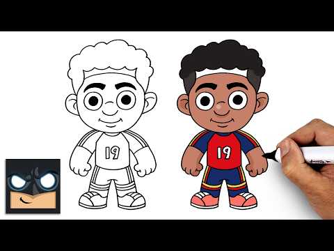 How to Draw Lamine Yamal | World Cup 2026