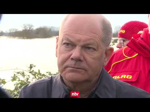 Dank an  Hilfskräfte: Kanzler Scholz besucht niedersächsische Flutgebiete | ntv