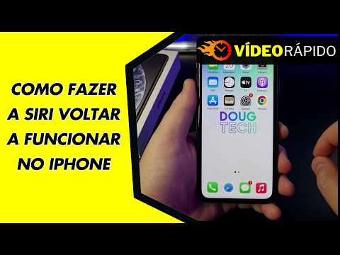 COMO FAZER A SIRI VOLTAR A FUNCIONAR NO IPHONE