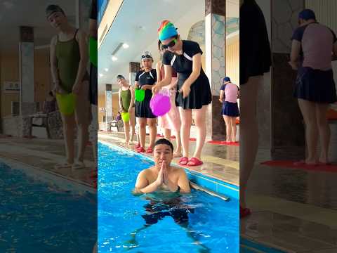 Swimming Pool 👙 🥽 Swimming Cap 🤪😚✌️#shorts #swimming #fitness #flyboard #bluesilver #waterpark