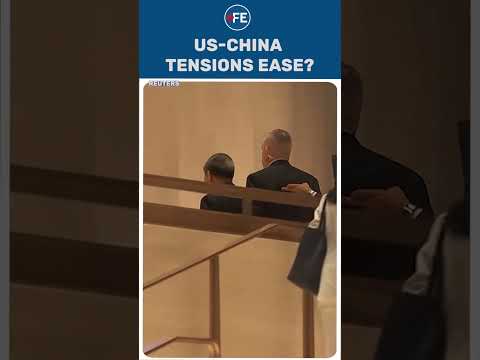 Bessent Meets China’s He Lifeng as Trump-Xi Summit Looms | #shorts