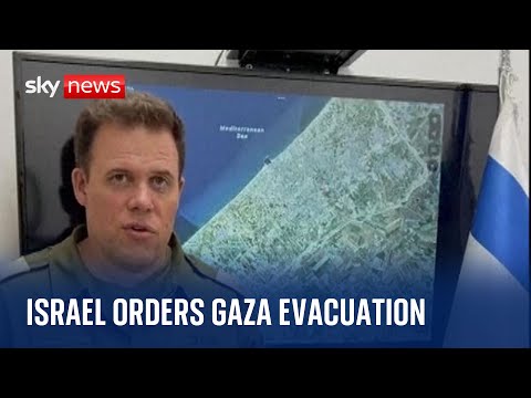 Israel-Hamas war: Israel's military sends evacuation message to Gaza