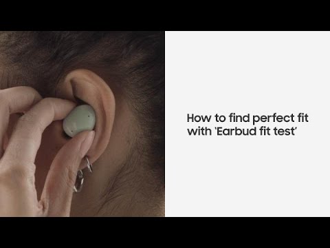 Galaxy Buds2: How to find the perfect fit with the Earbud fit test | Samsung