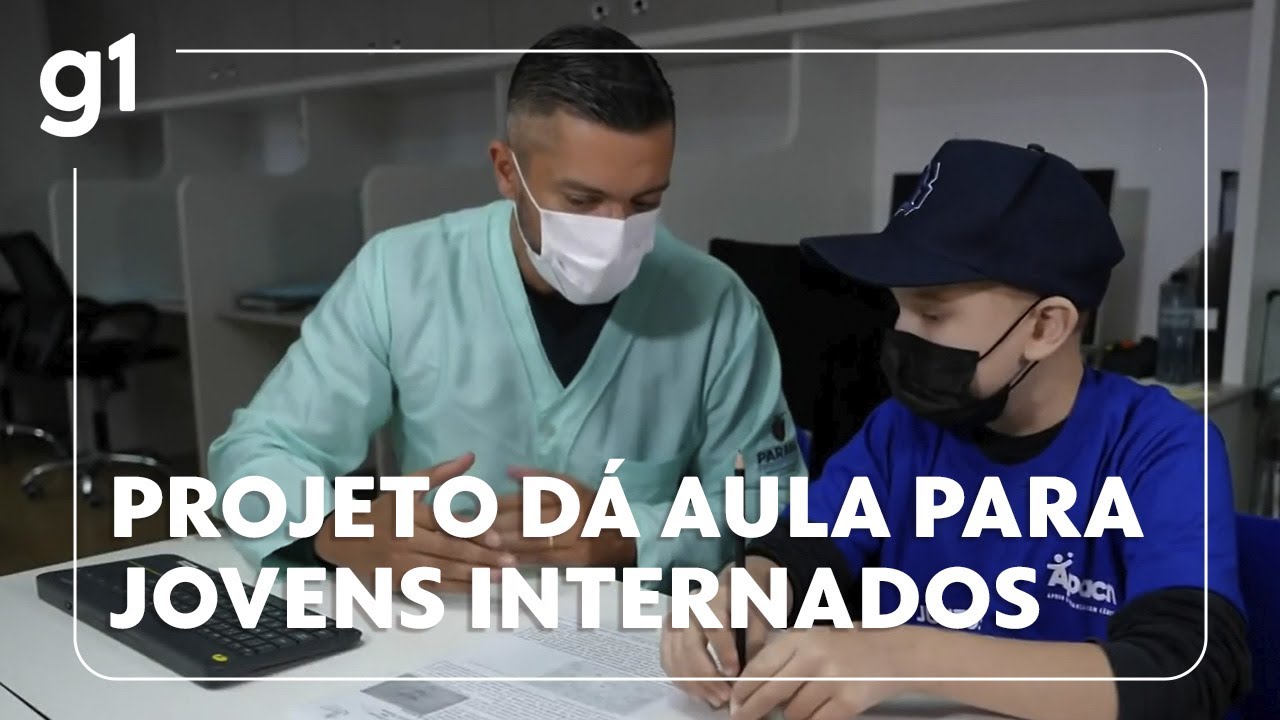 Projeto no Paraná permite que jovens internados continuem estudando