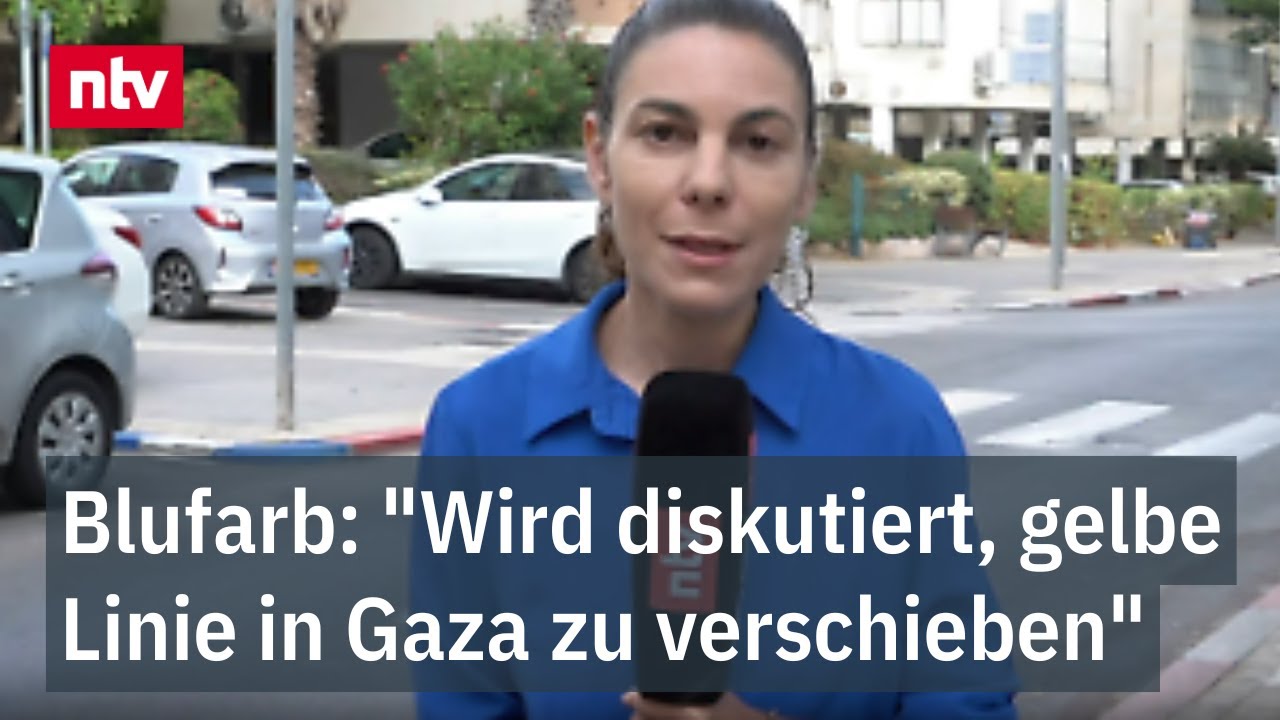 Blufarb: "Wird diskutiert, gelbe Linie in Gaza zu verschieben"