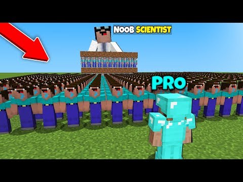 Minecraft Battle: NOOB vs PRO : 100,000 CLONES EVIL NOOBS in Minecraft / Animation