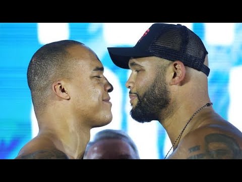 Fabio Wardley vs Frazer Clarke WEIGH IN STAREDOWN | BETERBIEV BIVOL UNDERCARD | RIYADH SEASON