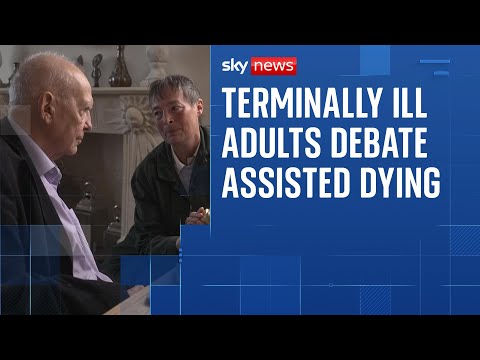 Two terminally ill adults on opposing sides of the assisted dying debate meet to share their views