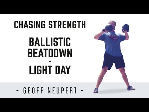 Double Kettlebell Complex Workout – “Ballistic Beatdown” Light Day