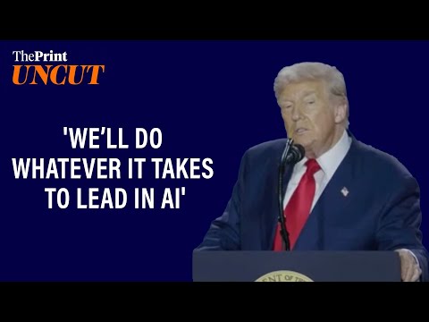 ‘We’ll do whatever it takes to lead the world in artificial intelligence’: Trump