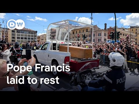 Thousands bid farewell to Pope Francis at Vatican funeral mass | DW News