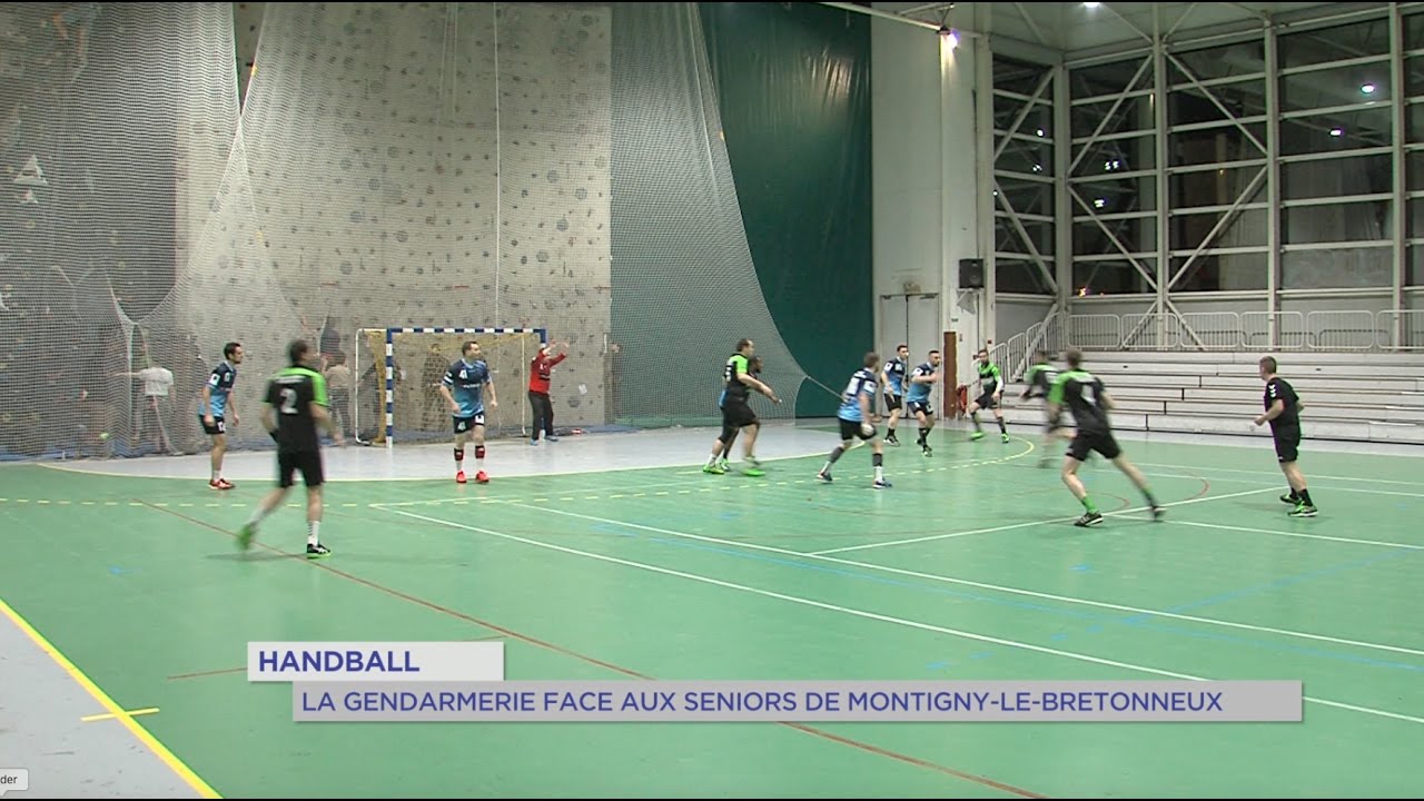 Handball : la gendarmerie face aux équipes séniors de Montigny-le-Bretonneux