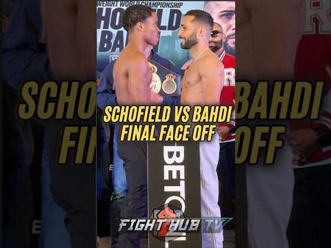 Floyd Schofield <strong>TRIES</strong> TO INTIMIDATE Lucas Bahdi during final face off! ￼