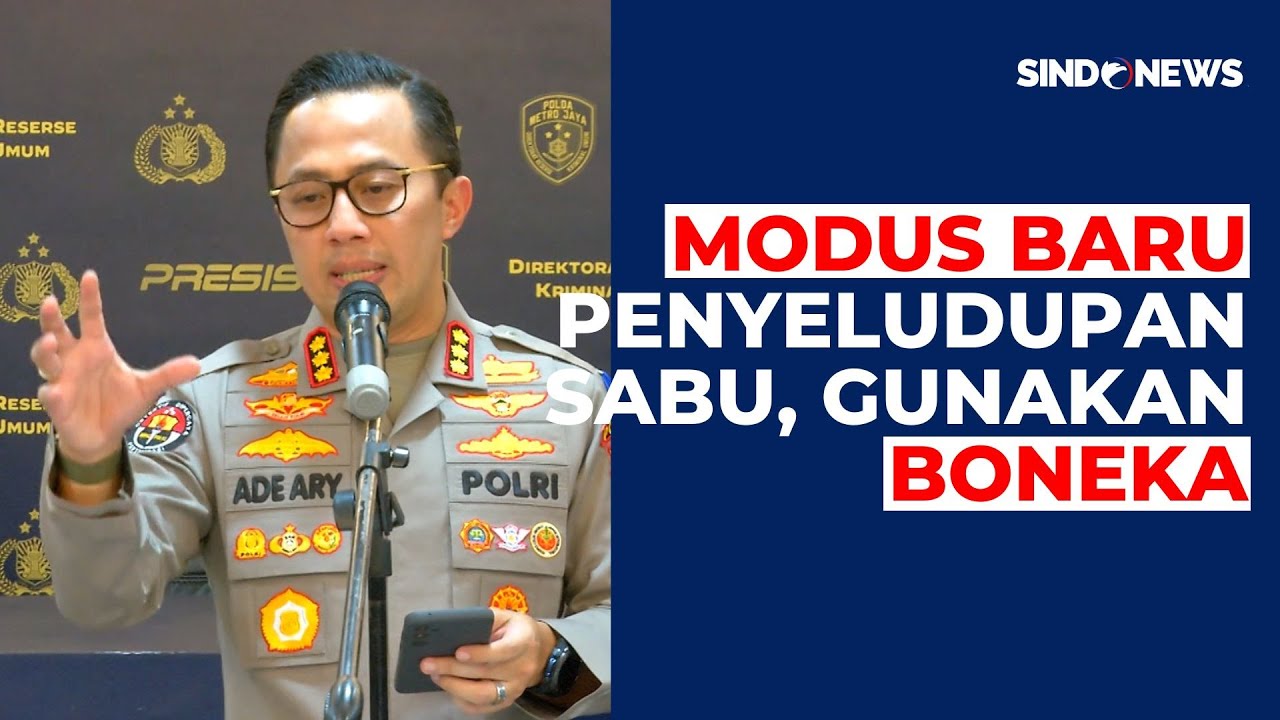Ditresnarkoba Polda Metro Jaya Gagalkan Penyeludupan Sabu dengan Modus Dimasukkan ke dalam Boneka