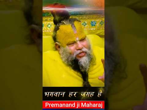 भगवान हर जगह है. #motivation #premanandjipravachan #parmanandji #youtubeshorts