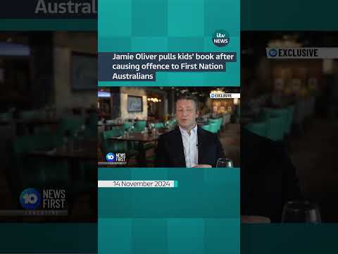Jamie Oliver pulls kids' book after causing offence to First Nation Australians