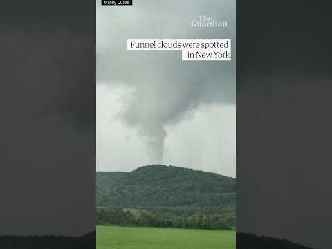 Funnel clouds seen in New York amid tornado warnings