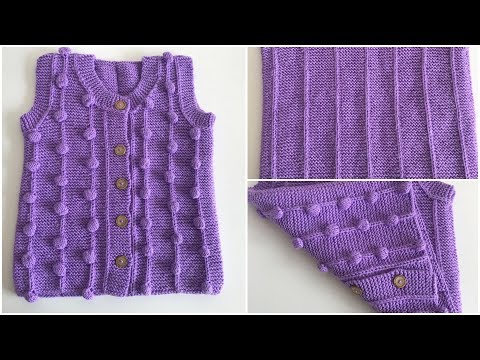 Bebek yeleği tomurcuk modeli yapımı