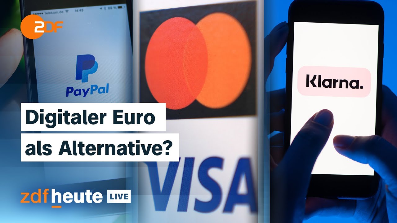 Berlin will eine schnelle Einführung des digitalen Euros. Was der bringen könnte | ZDFheute live
