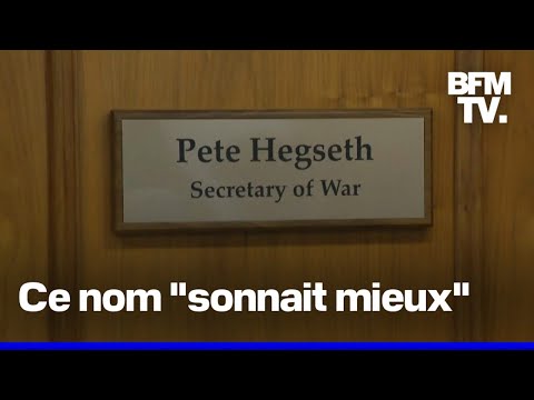 États-Unis: Donald Trump renomme le ministère américain de la Défense en ministère de la Guerre