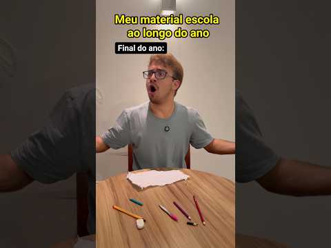 MEU MATERIAL ESCOLAR AO LONGO DO ANO