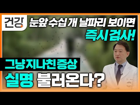 눈앞에 날아다니는 날파리 무심코 지나치면 안 되는 이유 | 당뇨로 인한 안구 산소 부족으로 오는 실명 | 명의 | EBS 건강