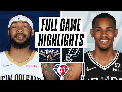 PELICANS at SPURS | FULL GAME HIGHLIGHTS | March 18, 2022 video clip